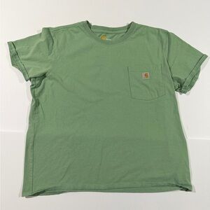Carhartt Kids Light Green Pocket Tee